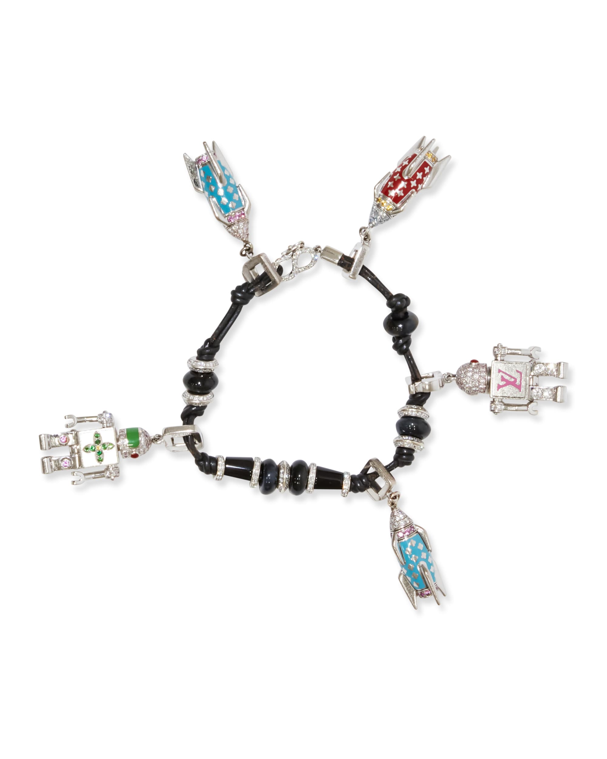 Robot Charm Bracelet - Back