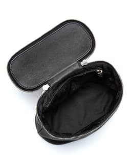 Daggers Black Vanity Bag - image 4 - bird's-eye view showing interior lining and base