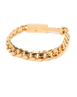 22k Yellow Gold and Diamond Floral Cross Baby ID Bracelet - image 4