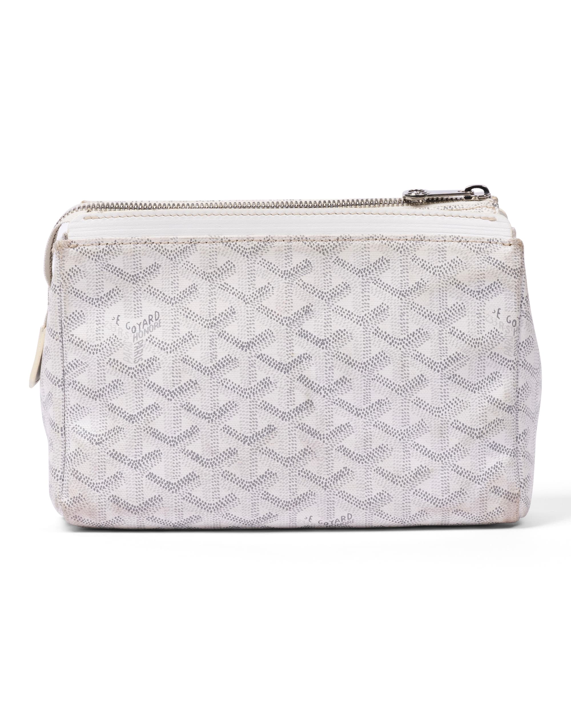 White Goyardine Canvas Set of 3 - Back 3