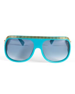 Millionaire Sunglasses - Blue Front