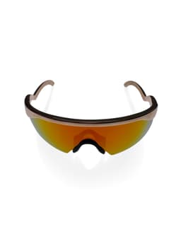 Cactus Plant "Unauthorized" Gold Oakley Sunglasses - Front Angle