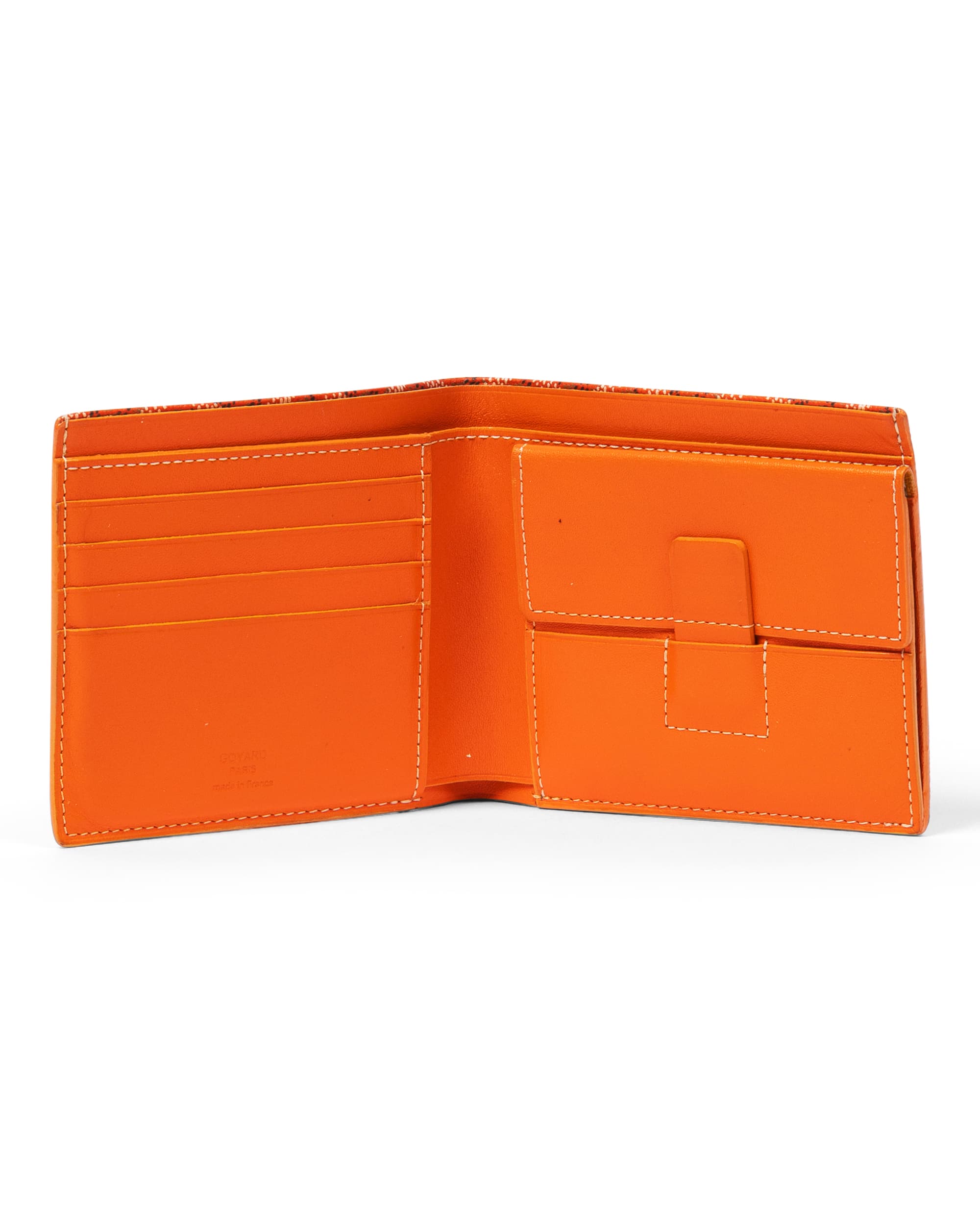 Orange Goyardine Canvas Set of 2 - Inside 2