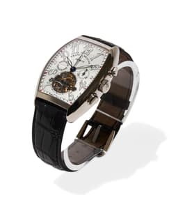 Cintrée Curvex 7850 CCT Chronograph Tourbillon Watch - Left Angle