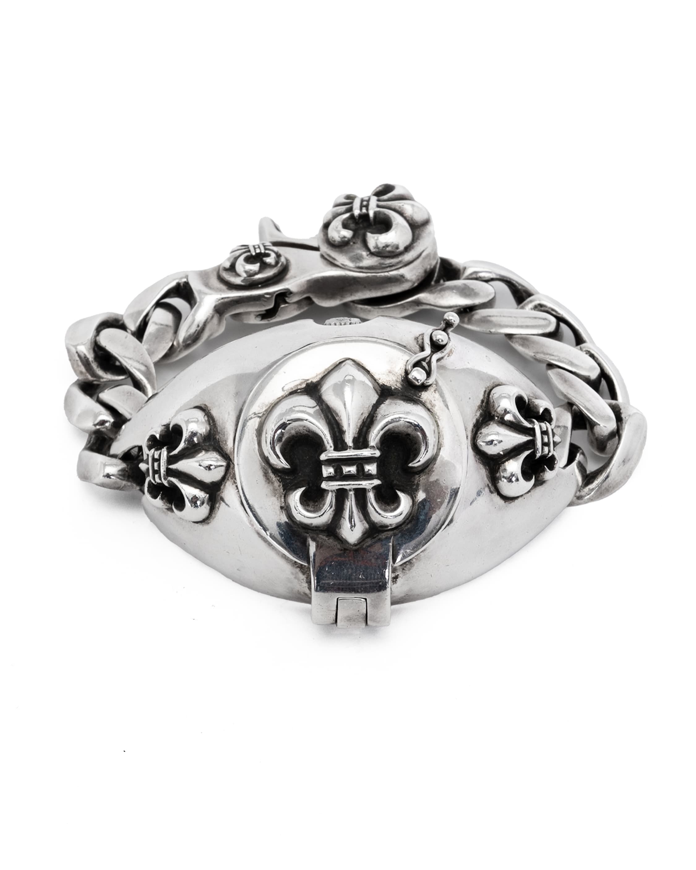 Rolex Manual Winding Boy Scout Fleur Silver Watch - image 2