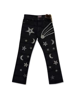 Customized Levi's Corduroy with Bedazzled Detail - Front