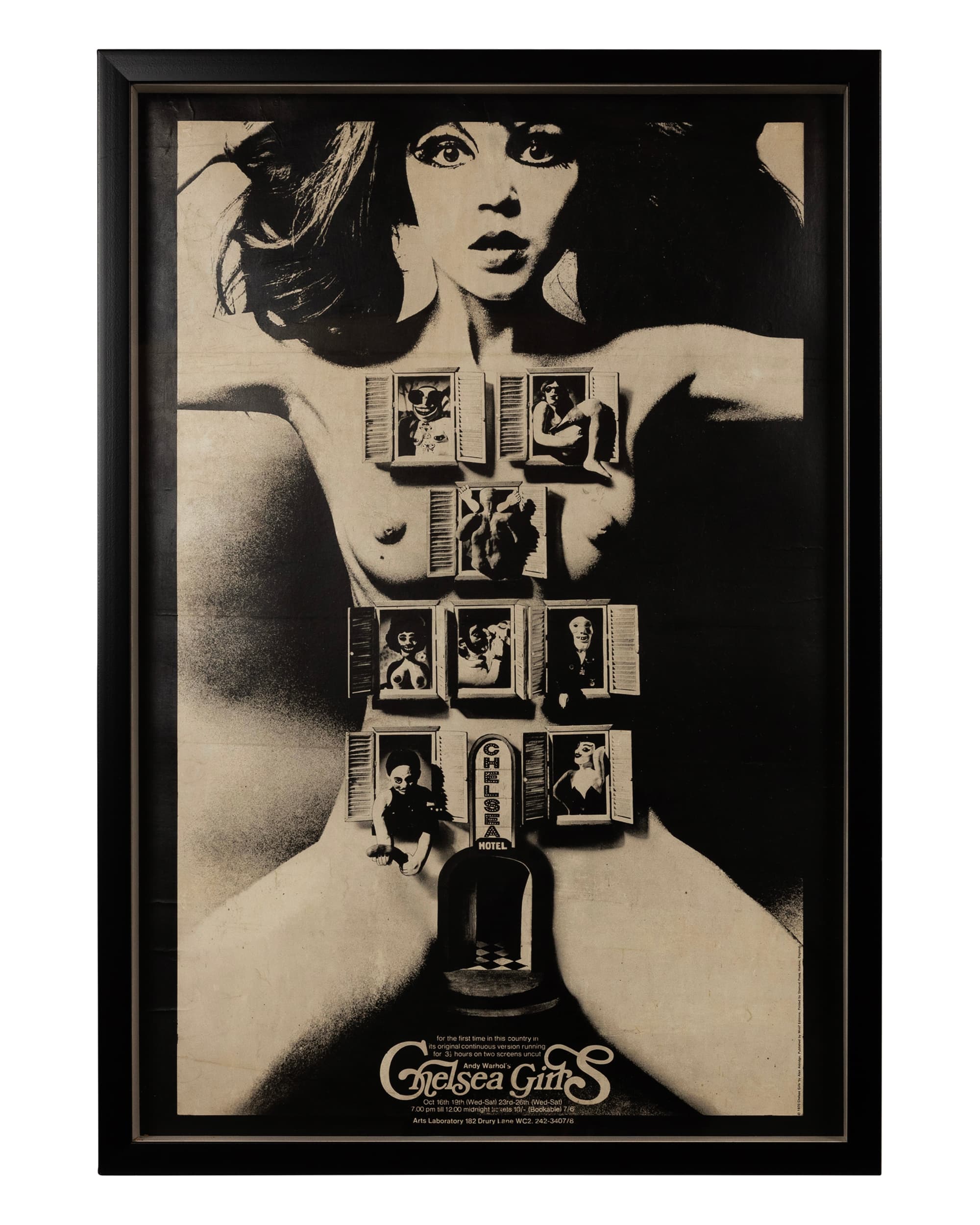 Andy Warhol Chelsea-Girls Framed Poster (with windows) - Front