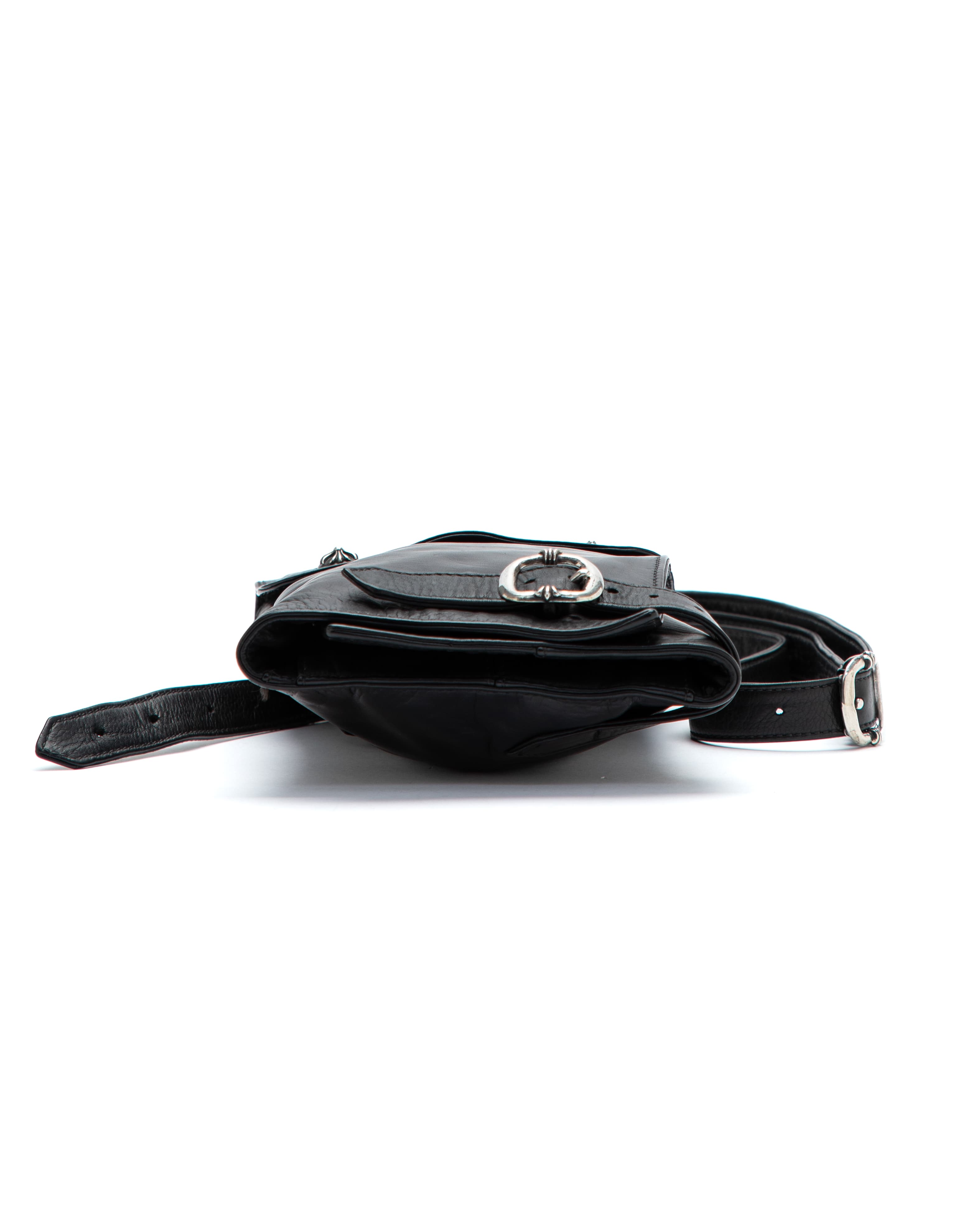Black Leather Scissor Case - image 4 - exterior view