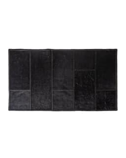Black & Multicolor Cross Patch Rug - image 2 - reverse