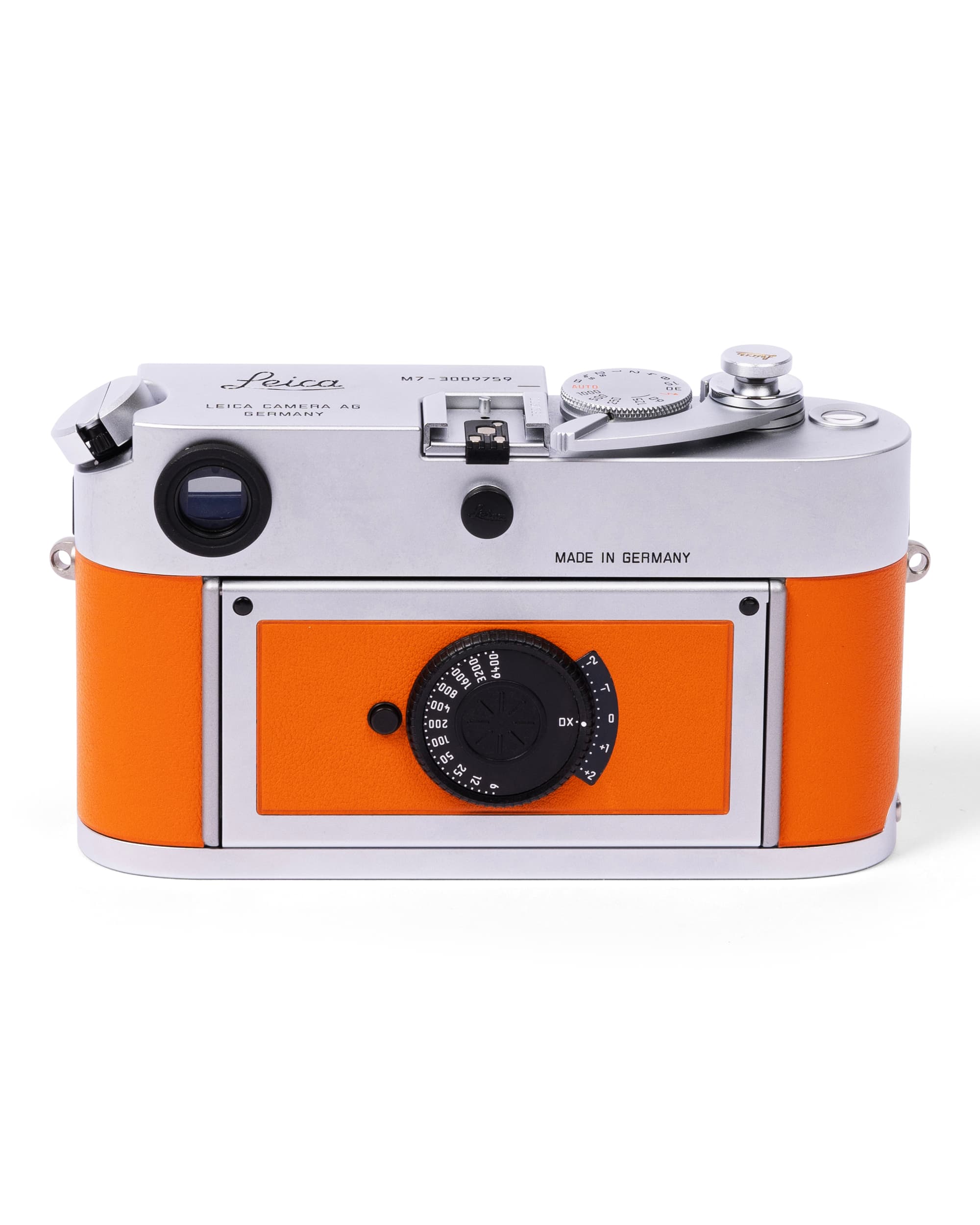 Limited Edition Orange H Leather Leica M7 Camera - Back