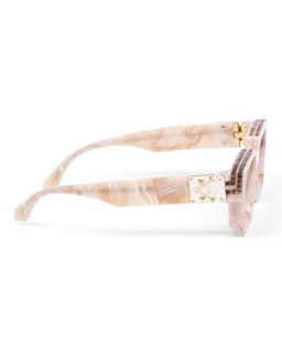 1.1 Millionaires Sunglasses - White Right