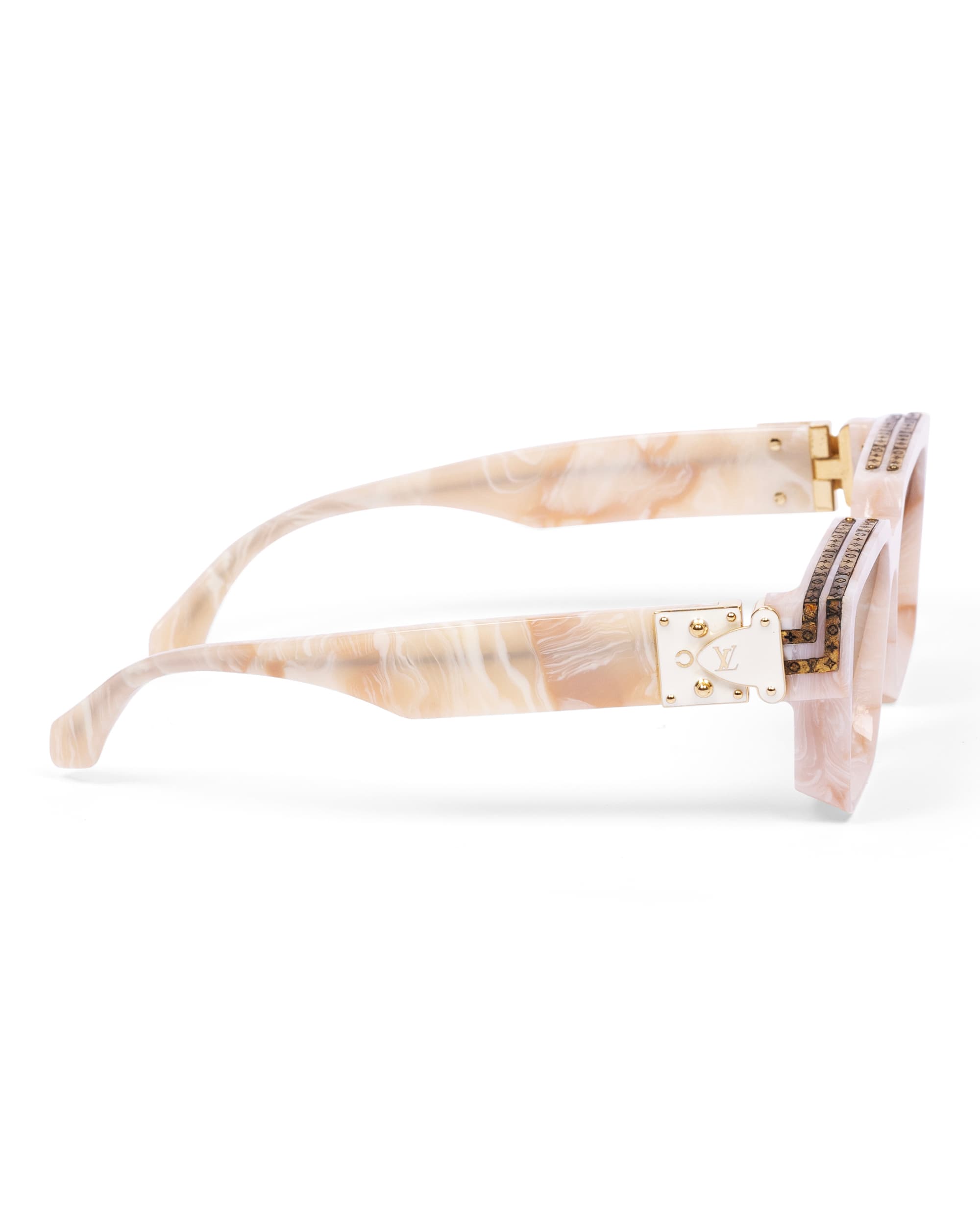 1.1 Millionaires Sunglasses - White Right