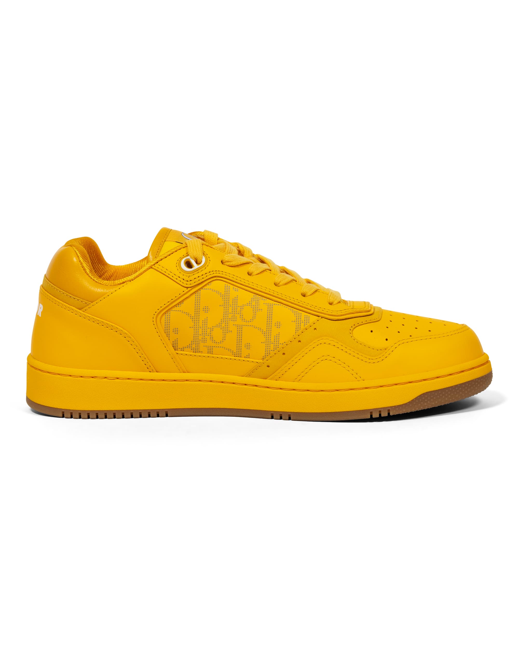 B27 Low Oblique World Tour Yellow Sneakers - image 3 - side view of sneaker