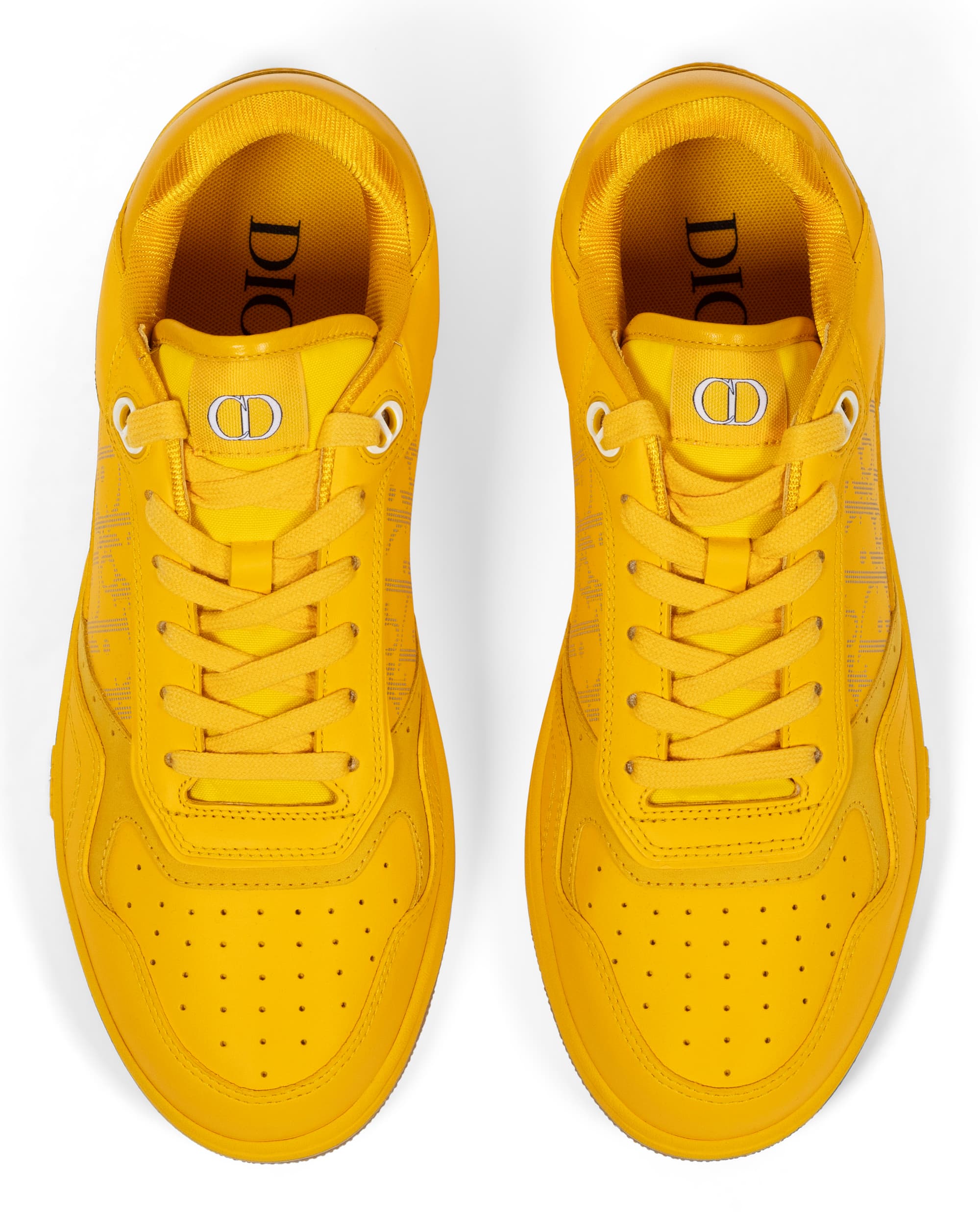 B27 Low Oblique World Tour Yellow Sneakers - image 7 - bird's-eye view