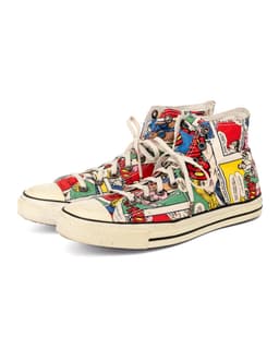 Converse Blue Star Patch All Star Hi Comic Sneaker - image 2