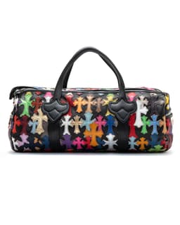 Multicolor Cemetery Cross Patch Duffle Bag - image 3
