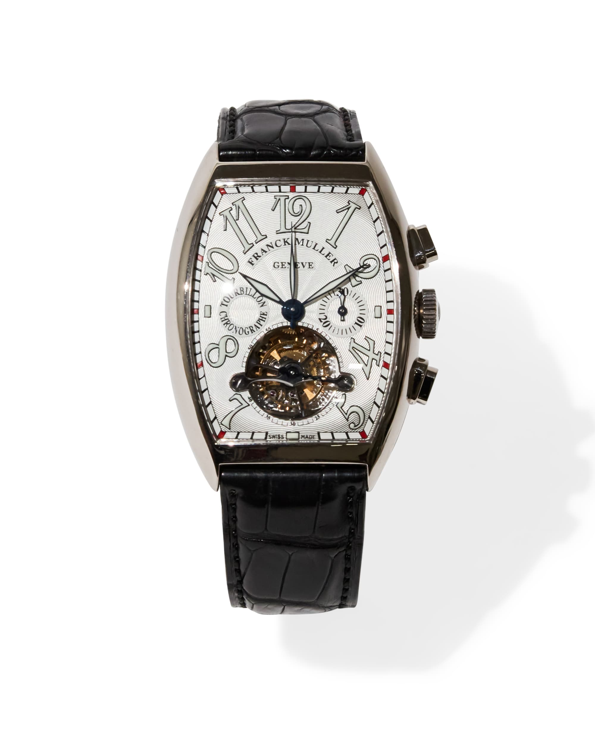 Cintrée Curvex 7850 CCT Chronograph Tourbillon Watch - Front