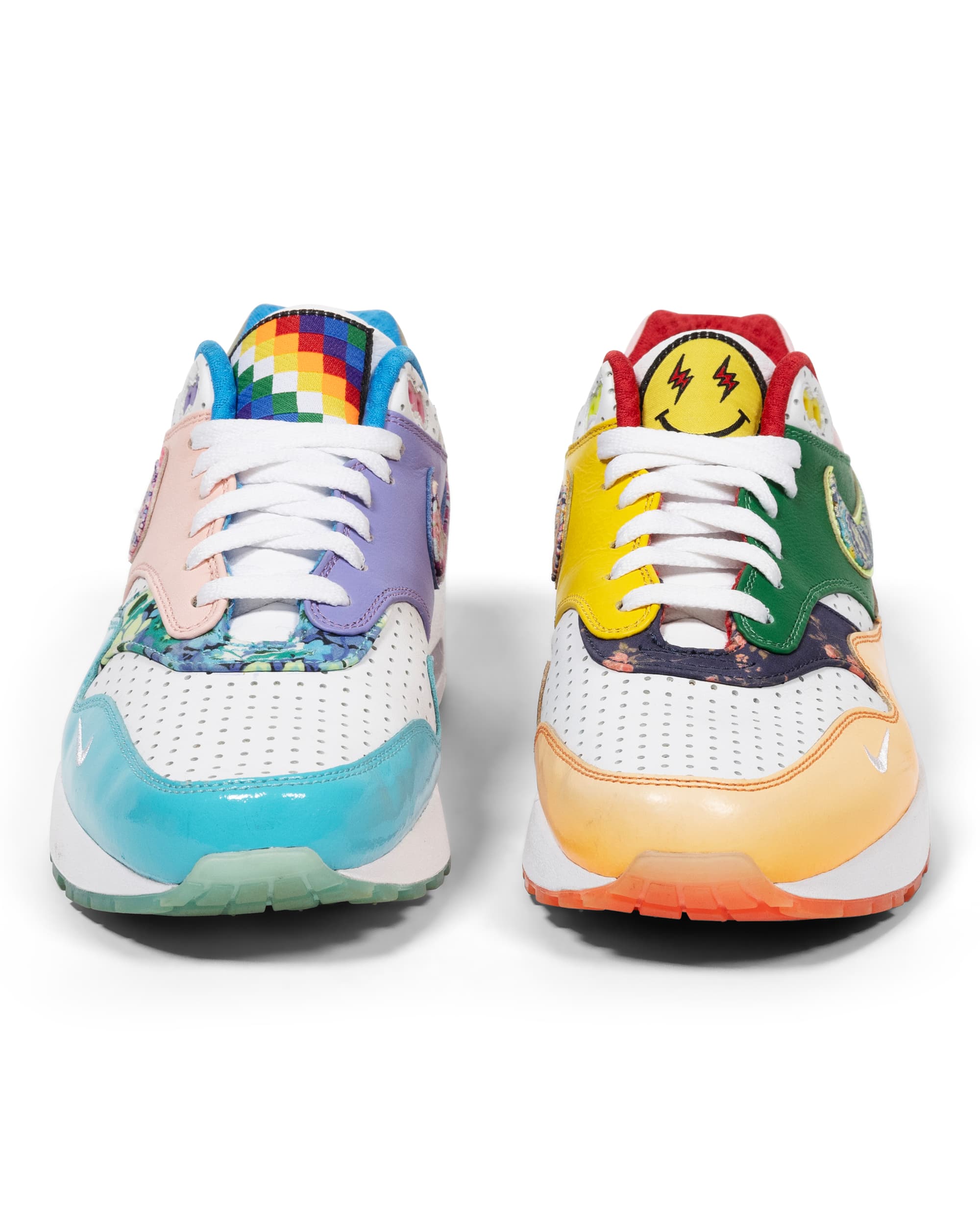 J Balvin Customized Air Max 1 - image 2 - front view of sneakers