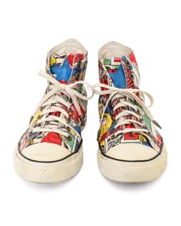Converse Blue Star Patch All Star Hi Comic Sneaker - image 6