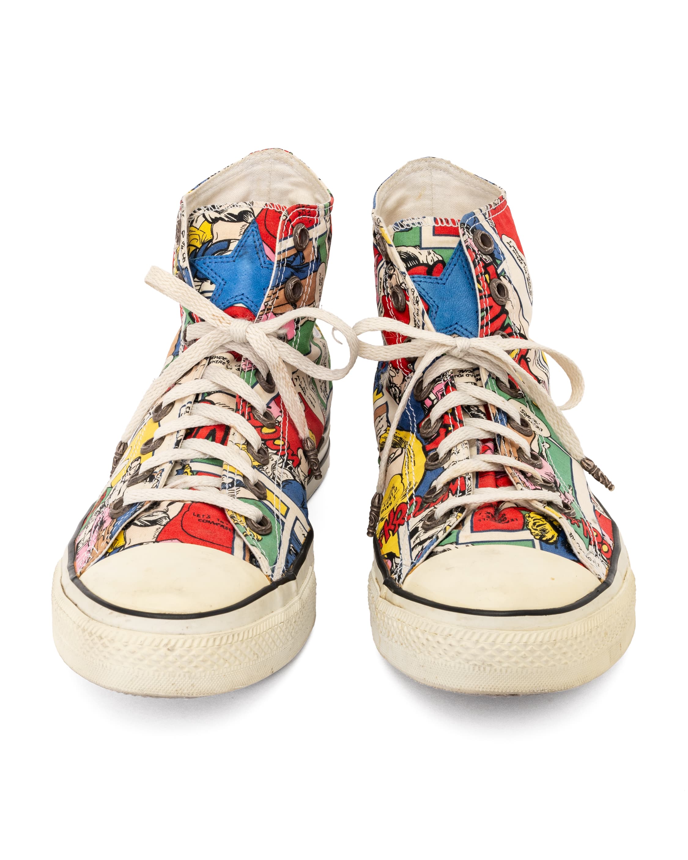 Converse Blue Star Patch All Star Hi Comic Sneaker - image 6