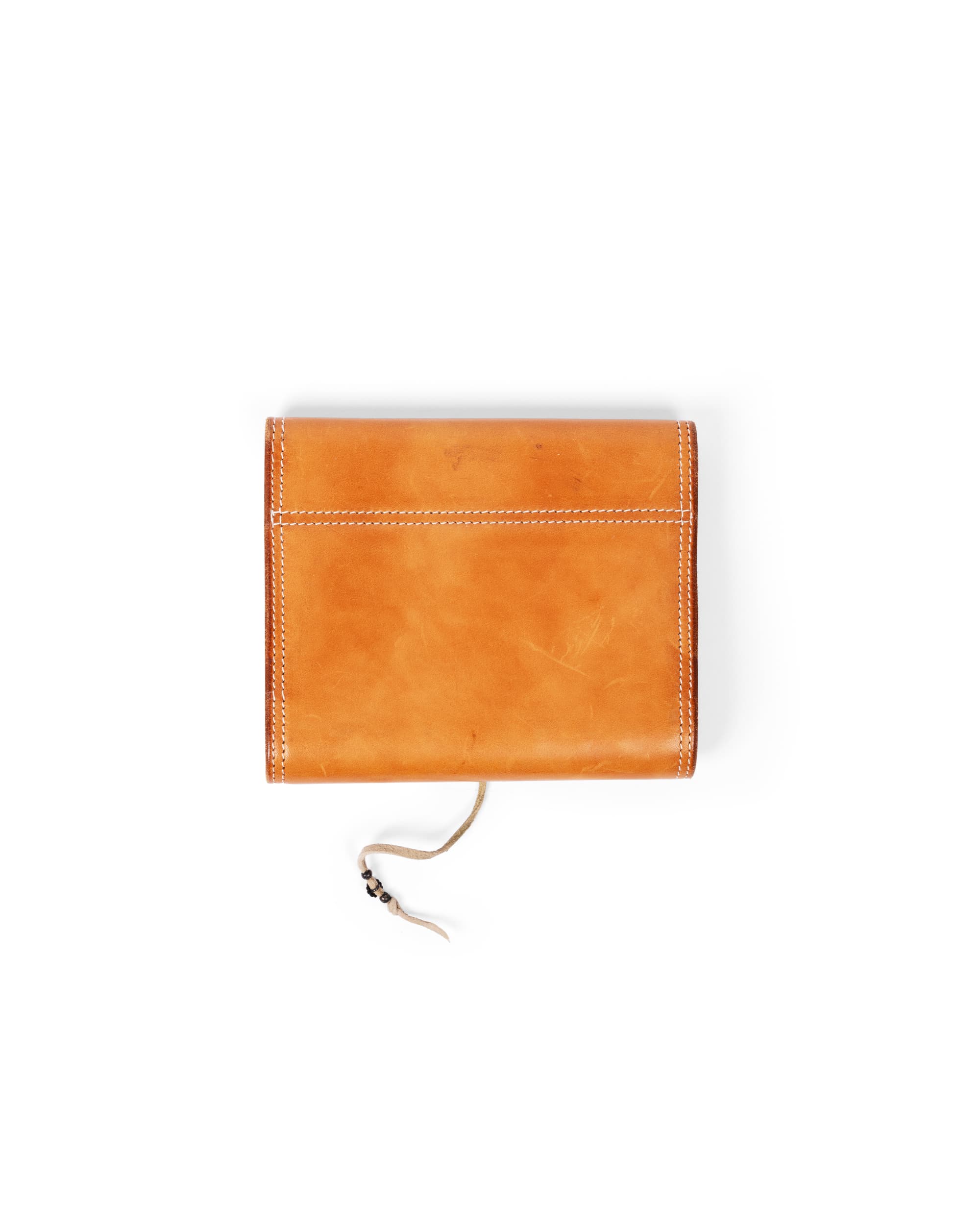 Natural Leather Notebook Case - Back