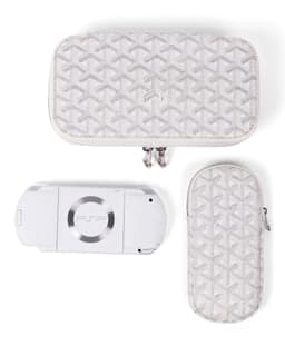Custom for Colette White Goyardine Playstation Case - Bottom