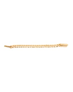 22k Yellow Gold and Diamond Floral Cross Baby ID Bracelet - image 7