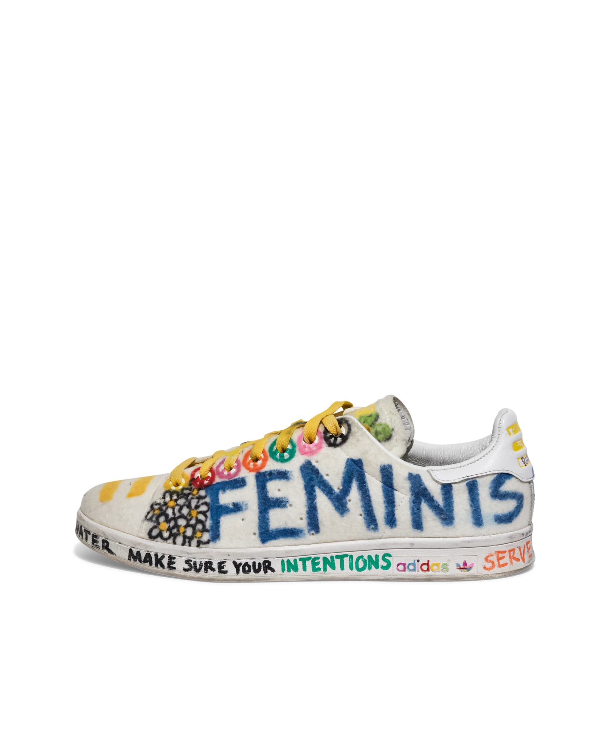 Pharrell Customized Stan Smith Sneakers - Left Outer