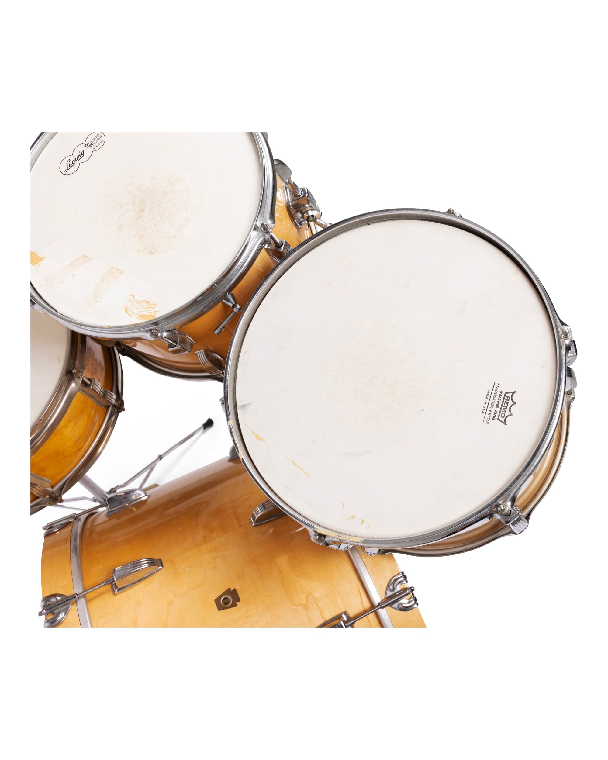 Drum Set in Natural Wood - Mid Tom Zoom