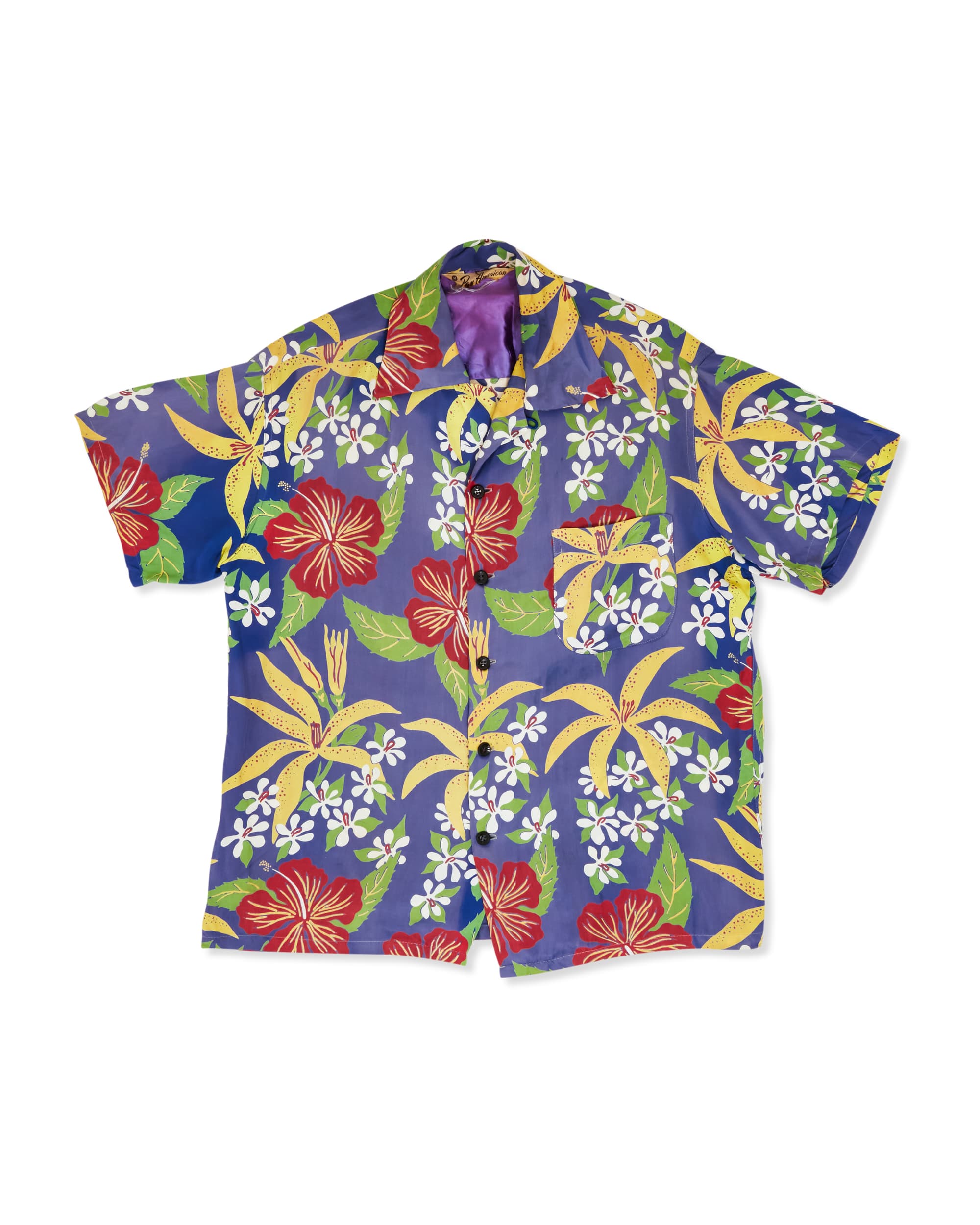 Blue Hawaiian Shirt - Front