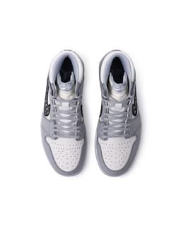 Dior x Air Jordan 1 High Sneakers - image 6 - bird's-eye view of sneakers