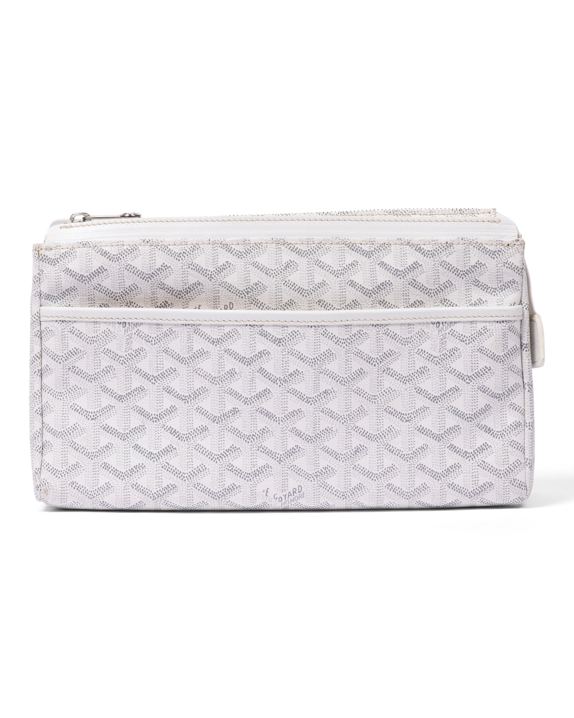 White Goyardine Canvas Set of 3 - Front 2