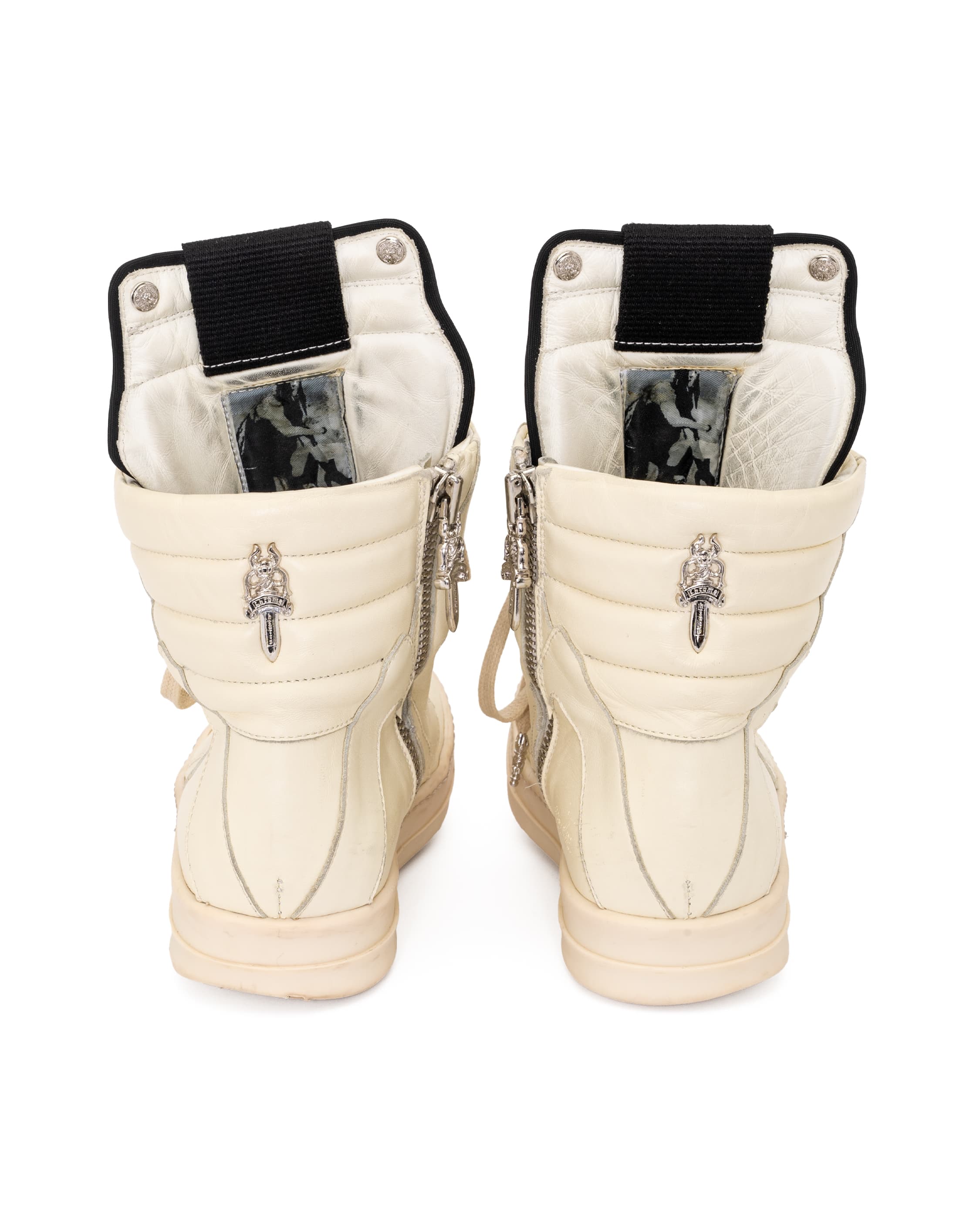Rick Owens Geobasket Sneaker - image 8 - rear view