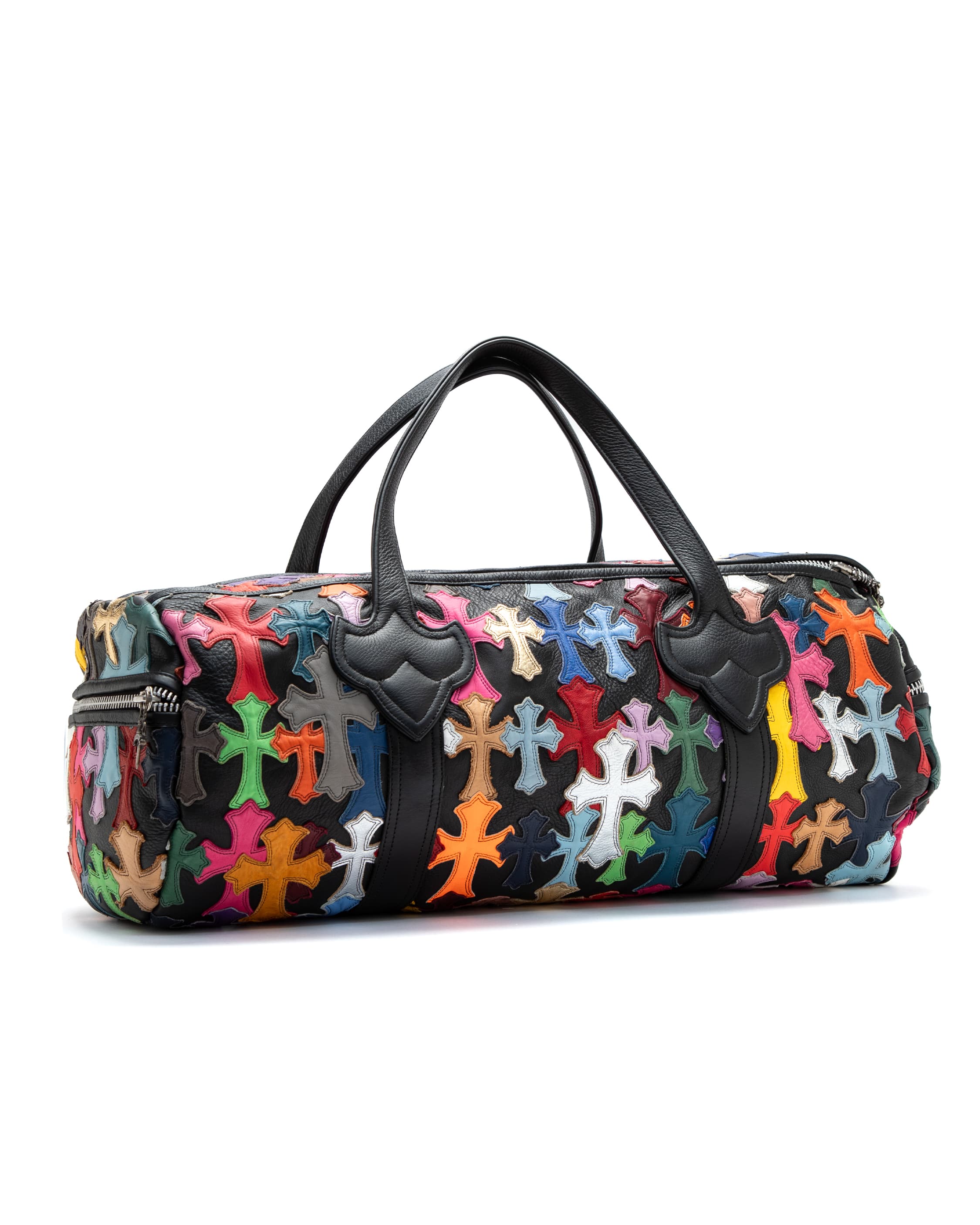 Multicolor Cemetery Cross Patch Duffle Bag - image 2