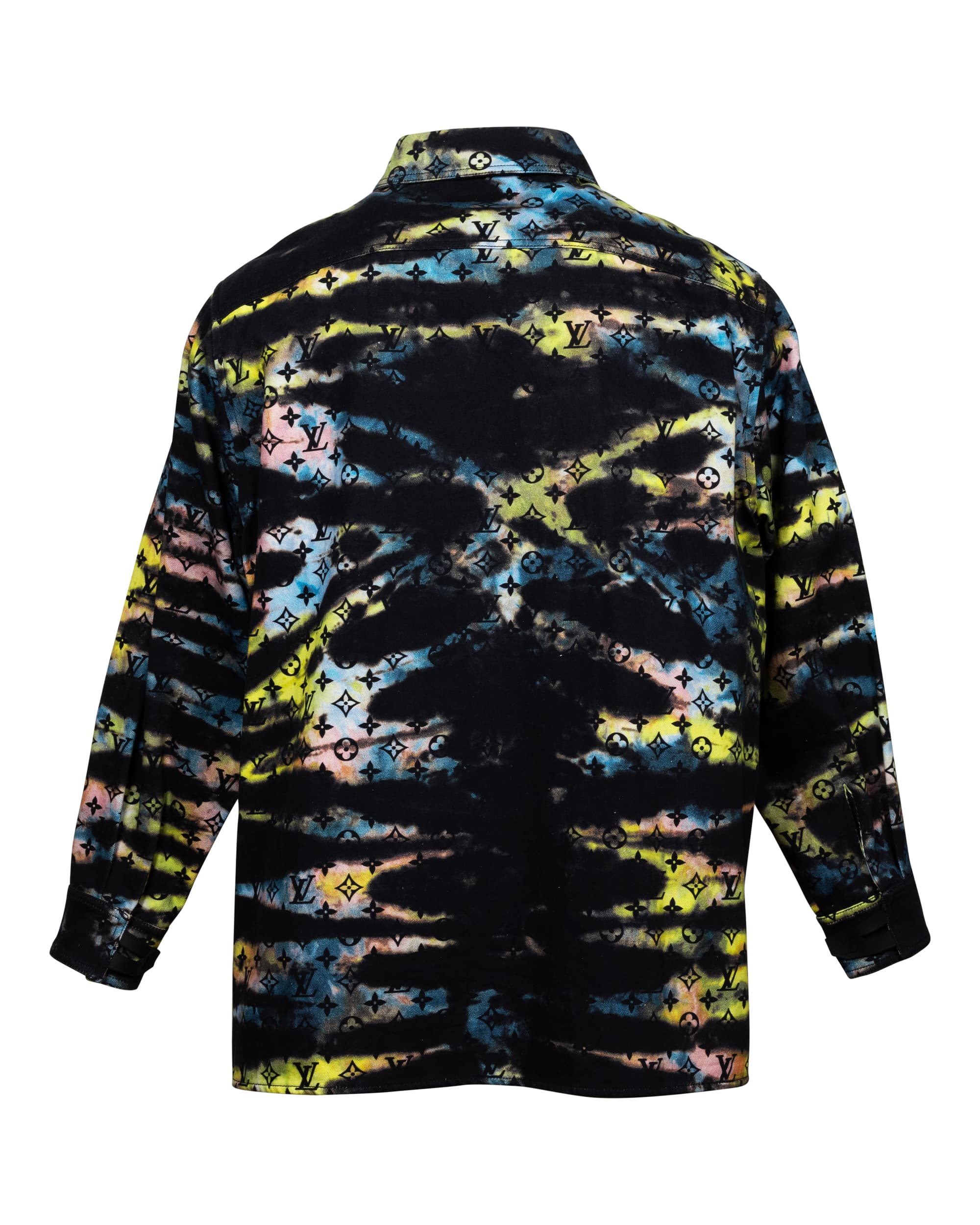 Tie Dye Denim Shirt and Pants - image 2 - back of shirt