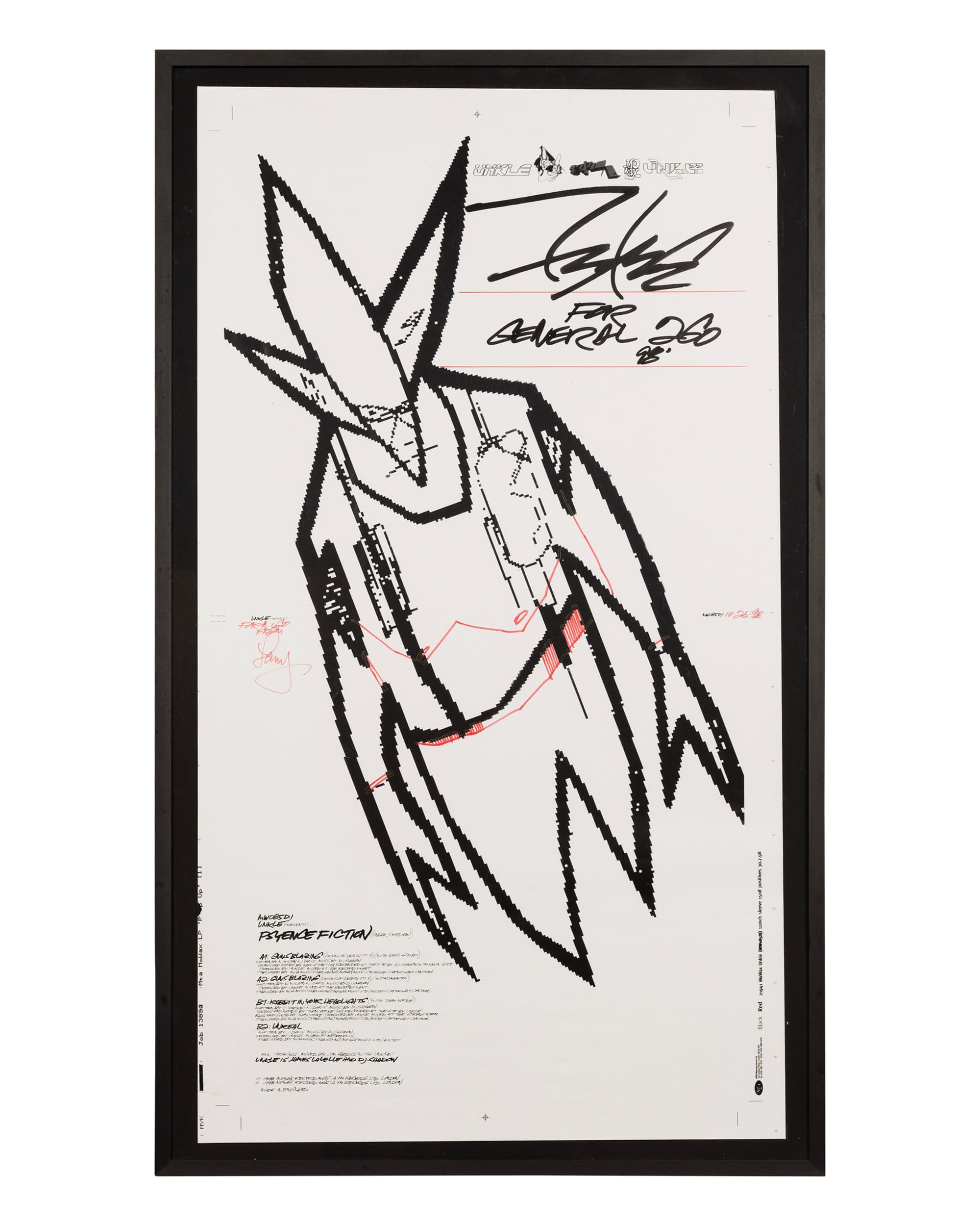 Psyence Fiction Sneak Preview Signed Poster - Front