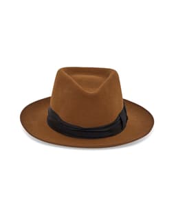 Brown Wool Hat - Front