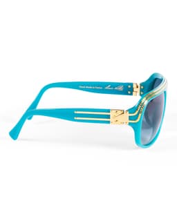 Millionaire Sunglasses - Blue Left