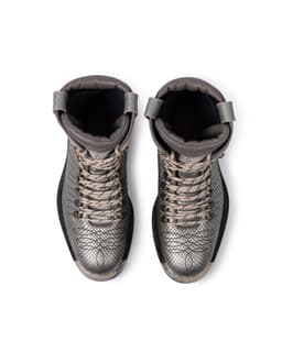 Custom Snake Skin Boots - image 6 - bird's-eye view of boots