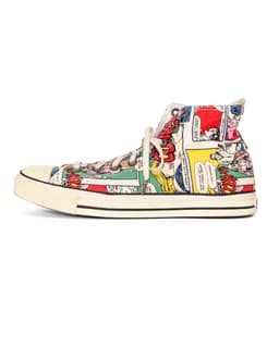 Converse Blue Star Patch All Star Hi Comic Sneaker - image 1