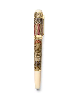 Gold & Gemstone Pen - Front